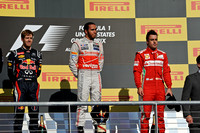 Formula 1 United States Grand Prix Podium Ceremony 2012