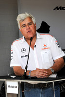 Jay Leno at McLaren Track Event
